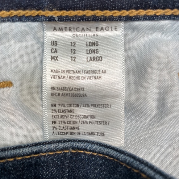 American Eagle NE(X)T Level Stretch skinny Jeans 12L - Picture 5 of 8